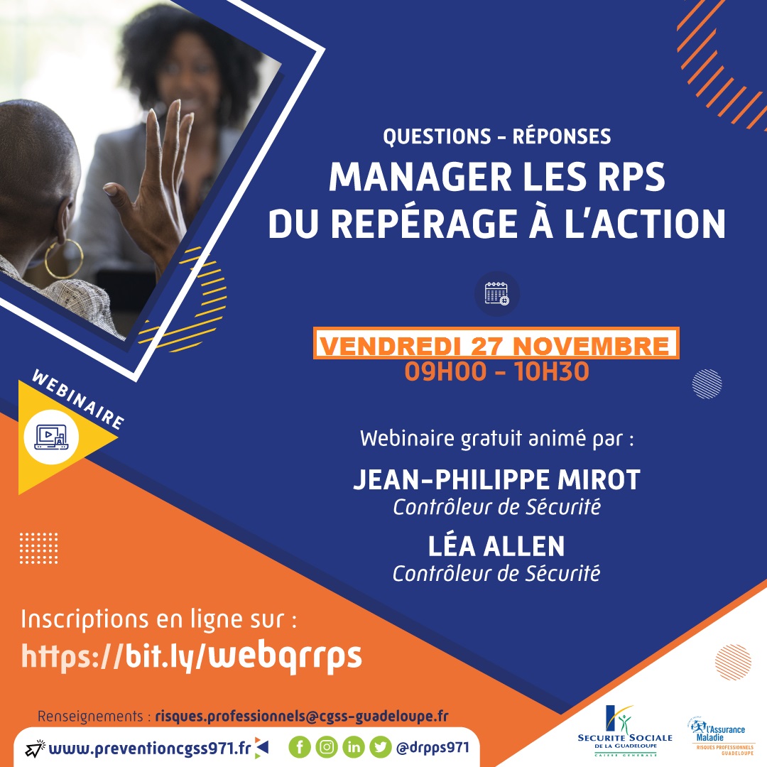 Webinaire : Manager les RPS du repérage à l’action