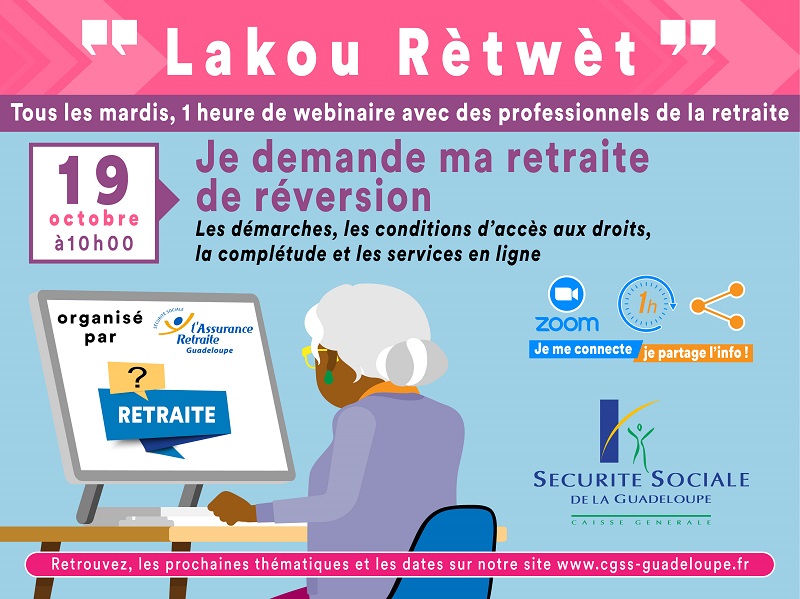 Webinaire Retraite : Je demande ma retraite de réversion 
