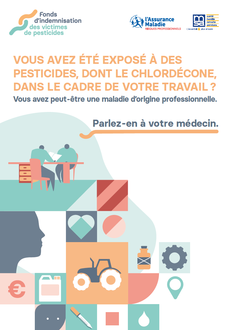 Vous avez été exposé à des pesticides, dont le chlordécone, dans le cadre de votre travail ?