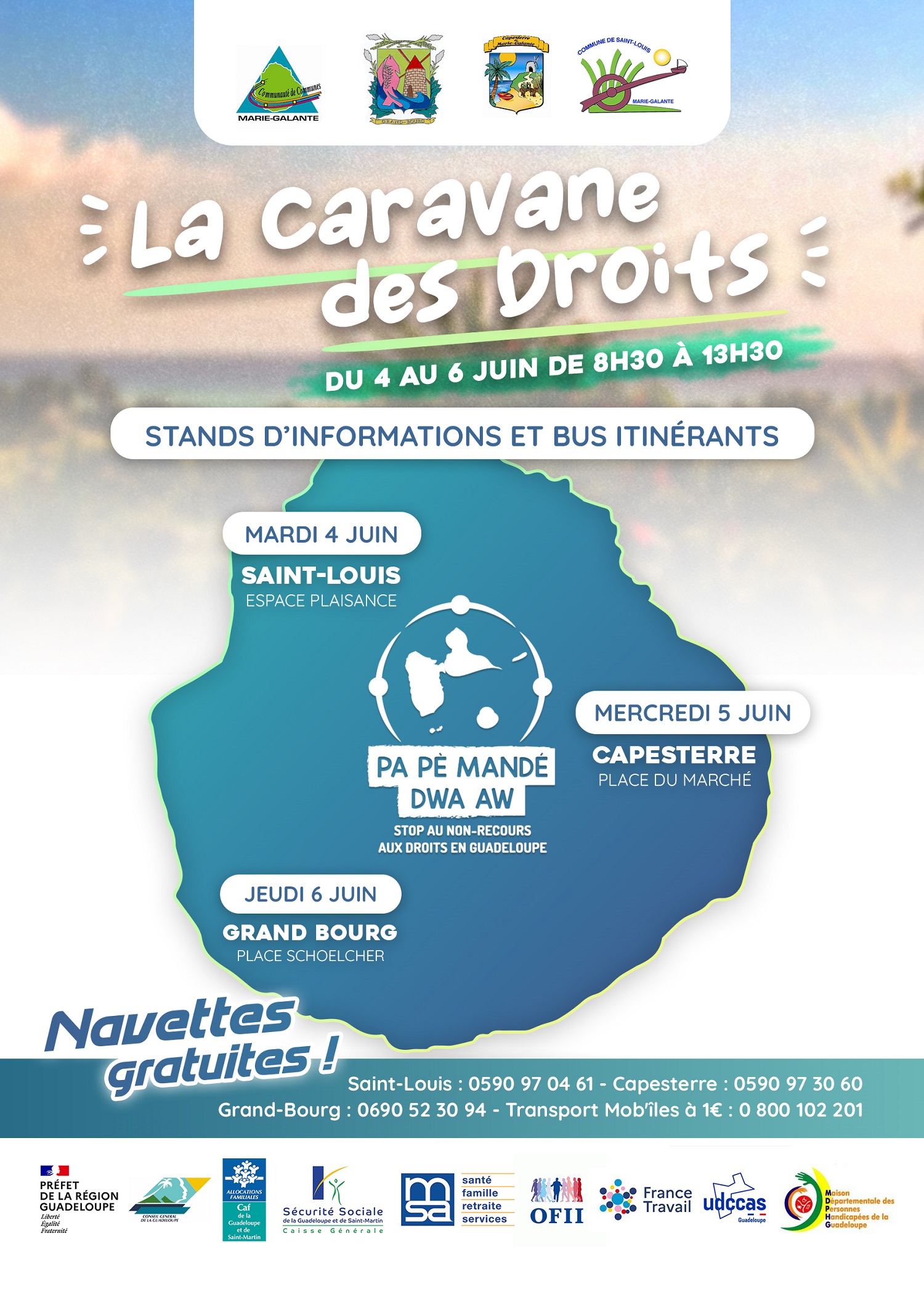 La Caravane des Droits à Marie-Galante : Un événement Incontournable !