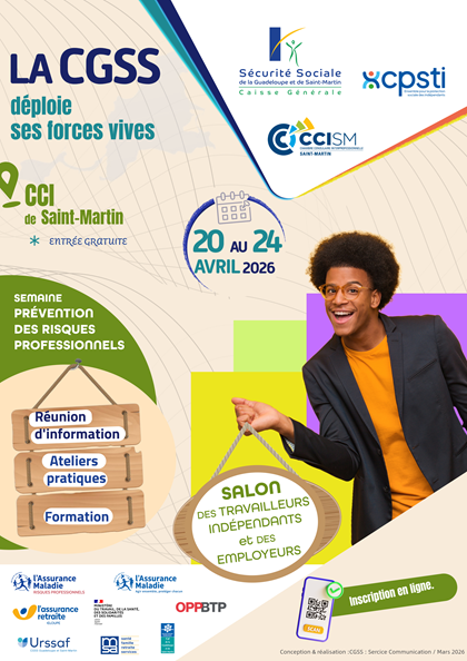 Saint-Martin : la CGSS au rdv du salon des indépendants et employeurs